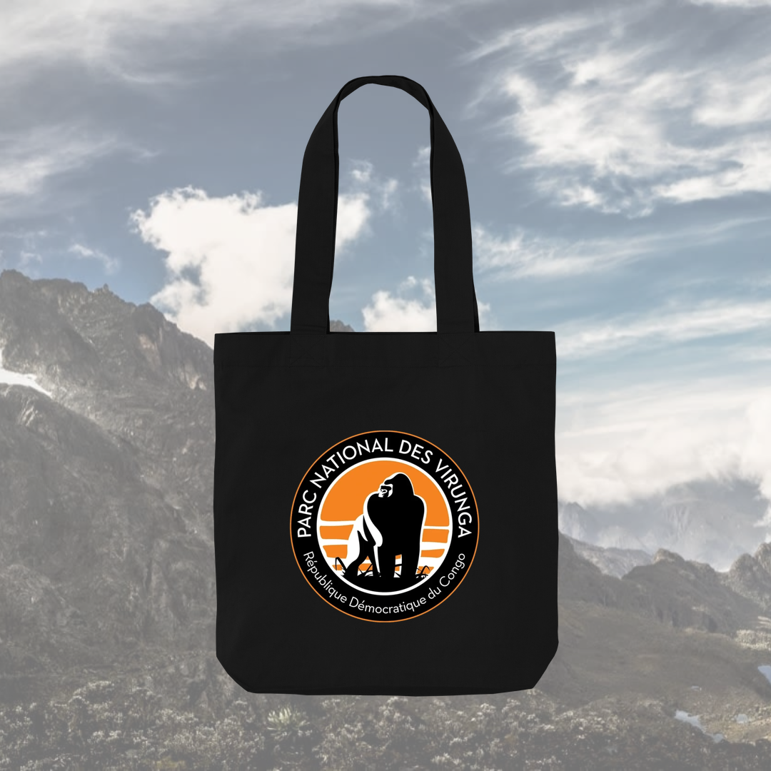 BlackVirungaNationalParkToteBag