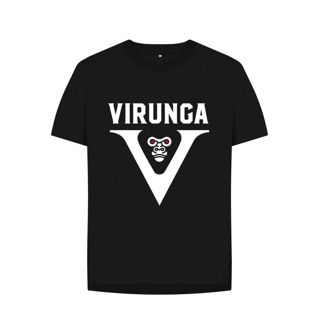 Black V for Virunga Women's Relaxed Tee