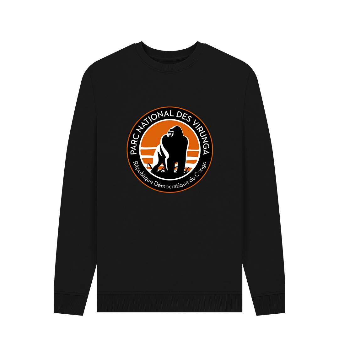 Black Virunga Logo Men's Sweater