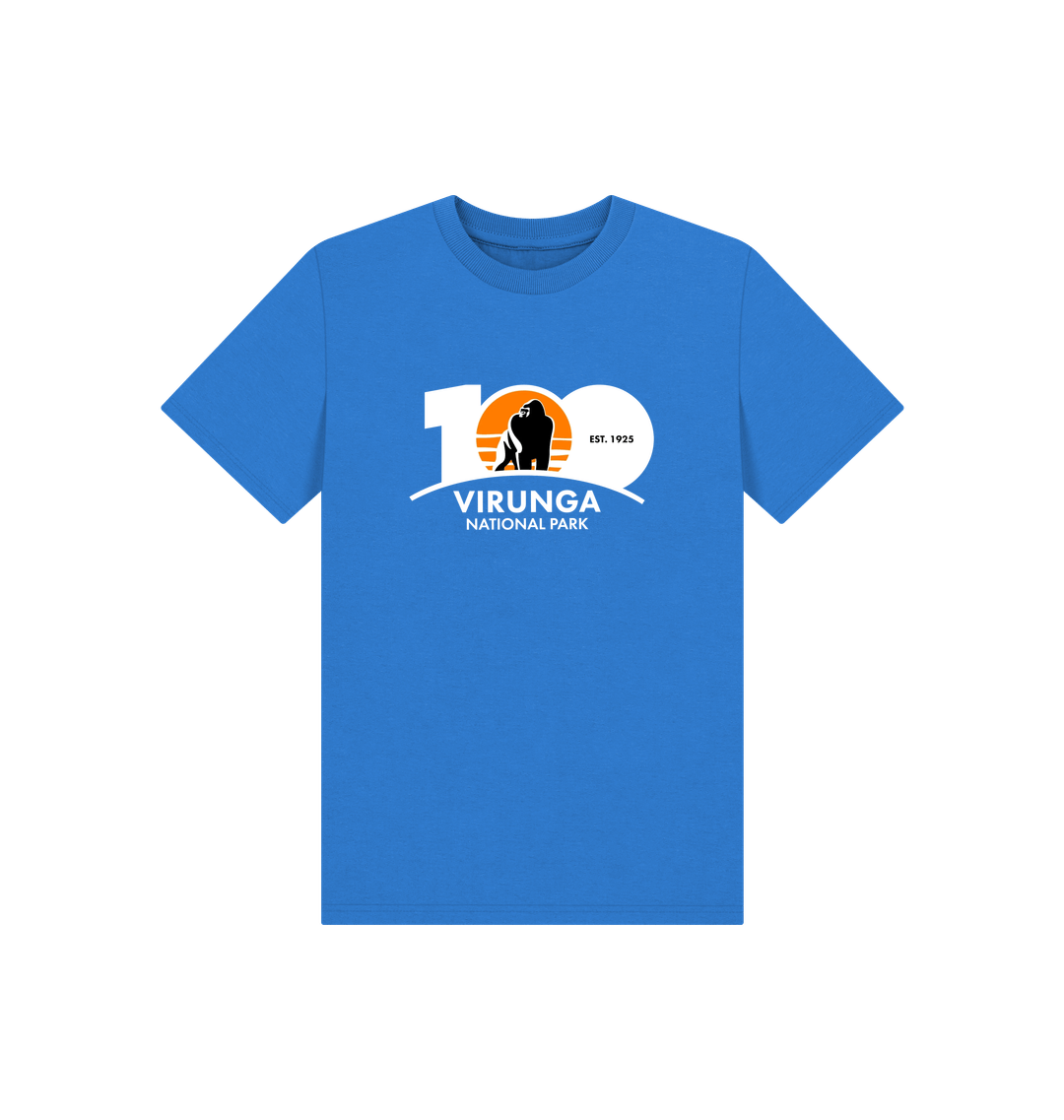 Bright Blue Virunga 100 Kids T-shirt