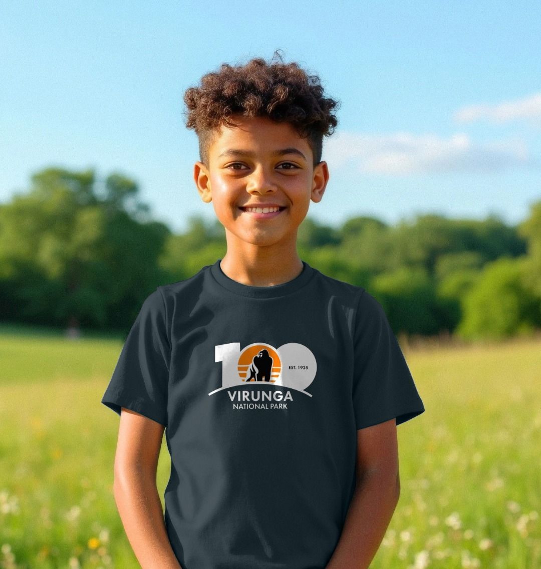 Denim Virunga 100 Kids T-shirt