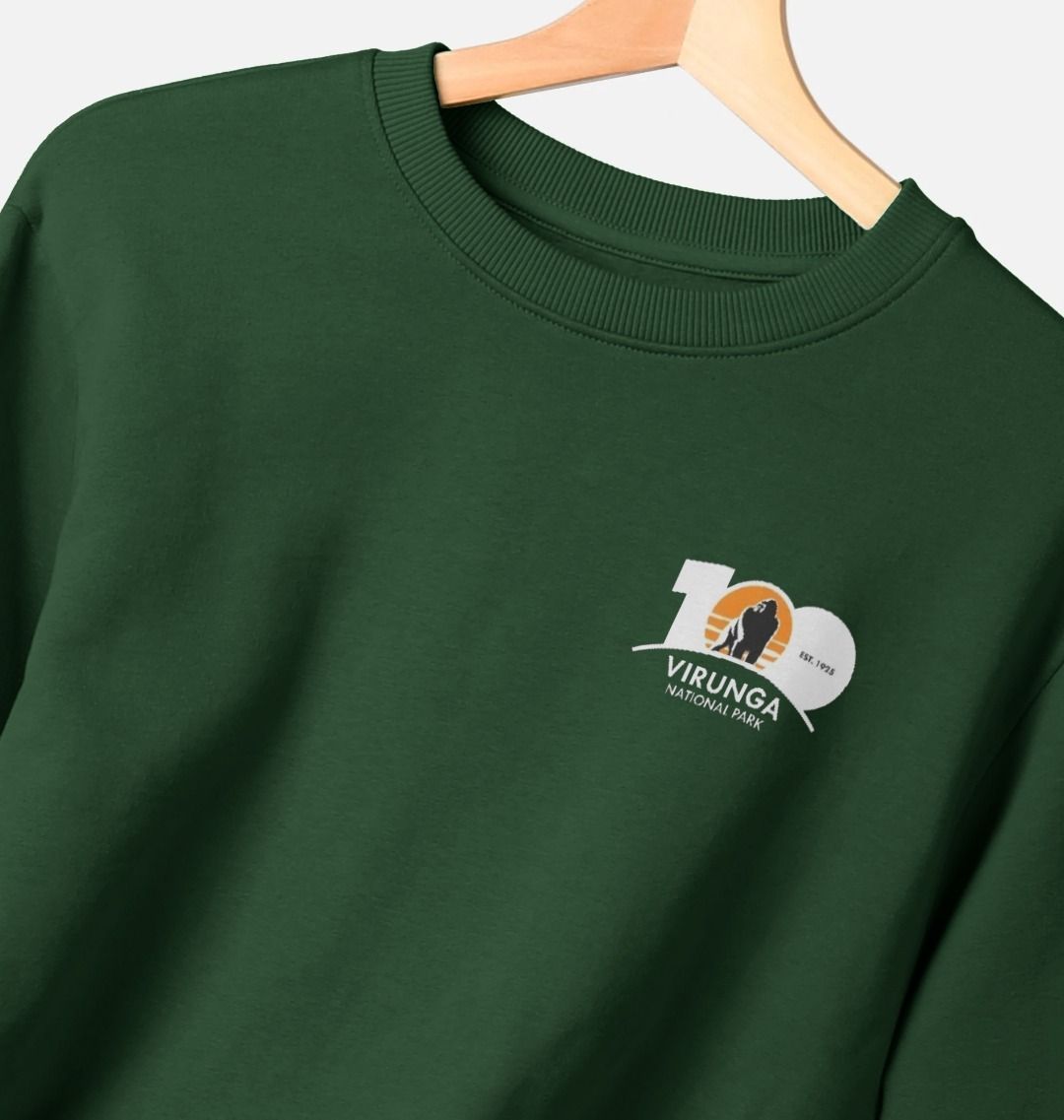 A green Virunga 100 Men's Sweater.