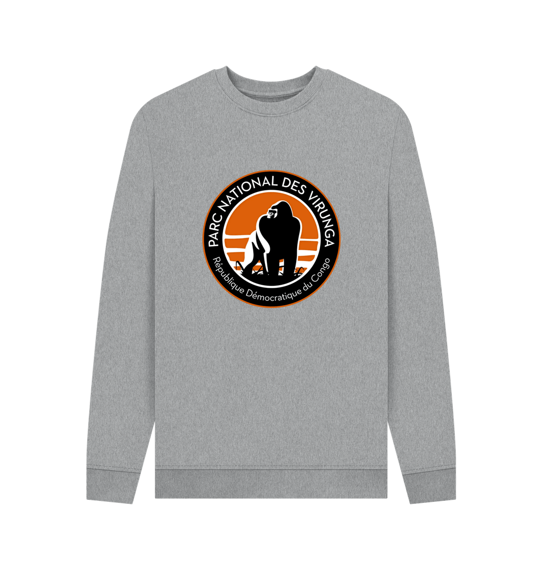 Light Heather Virunga Logo Men's Sweater