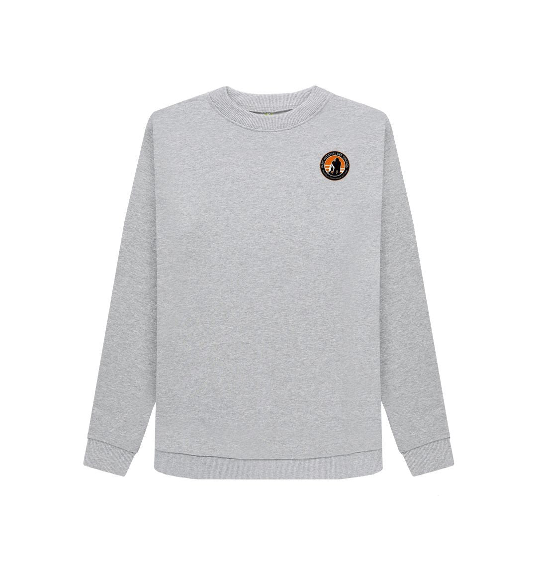 Light Heather Virunga Pocket Logo Women's Sweater