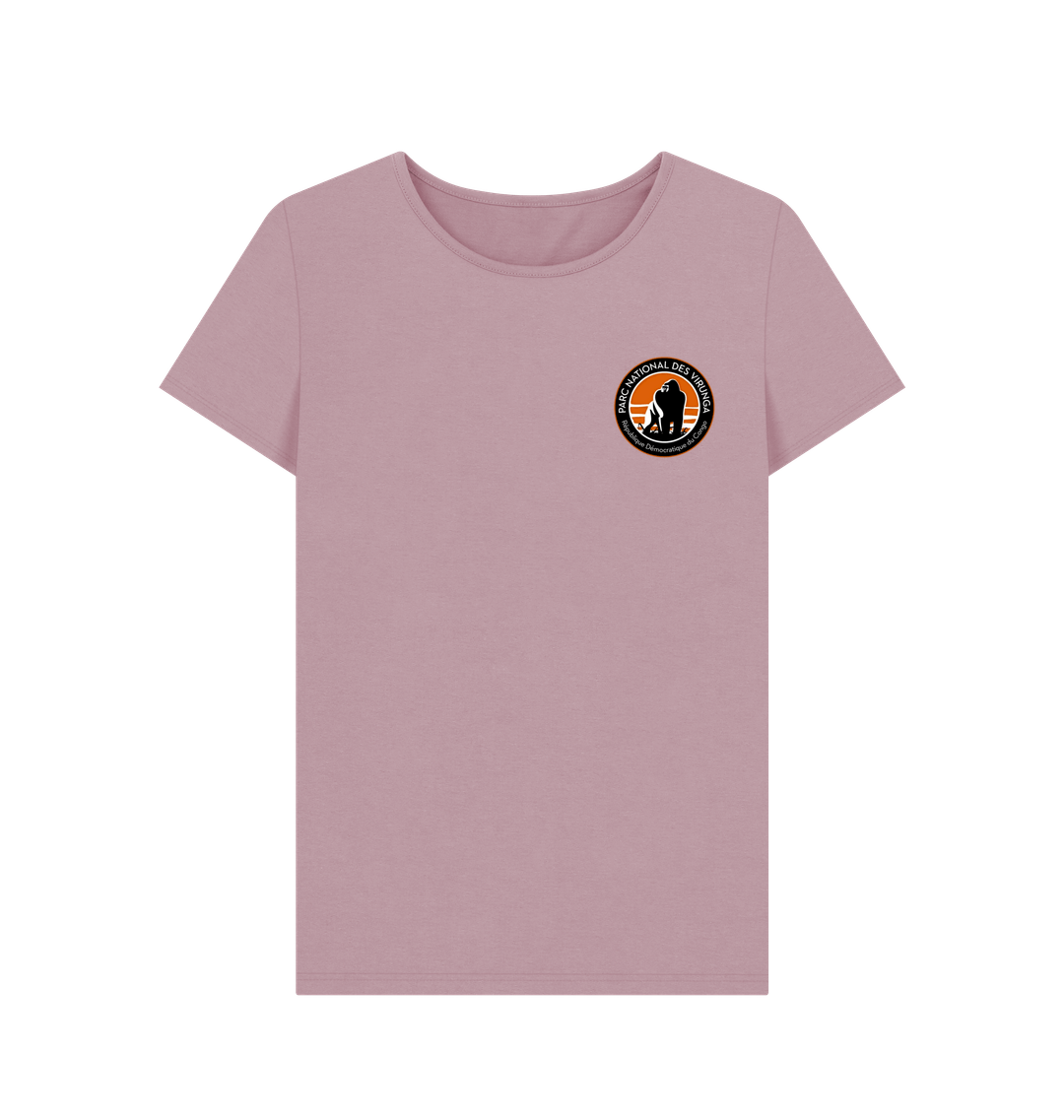 Mauve Printed T-shirt Front
