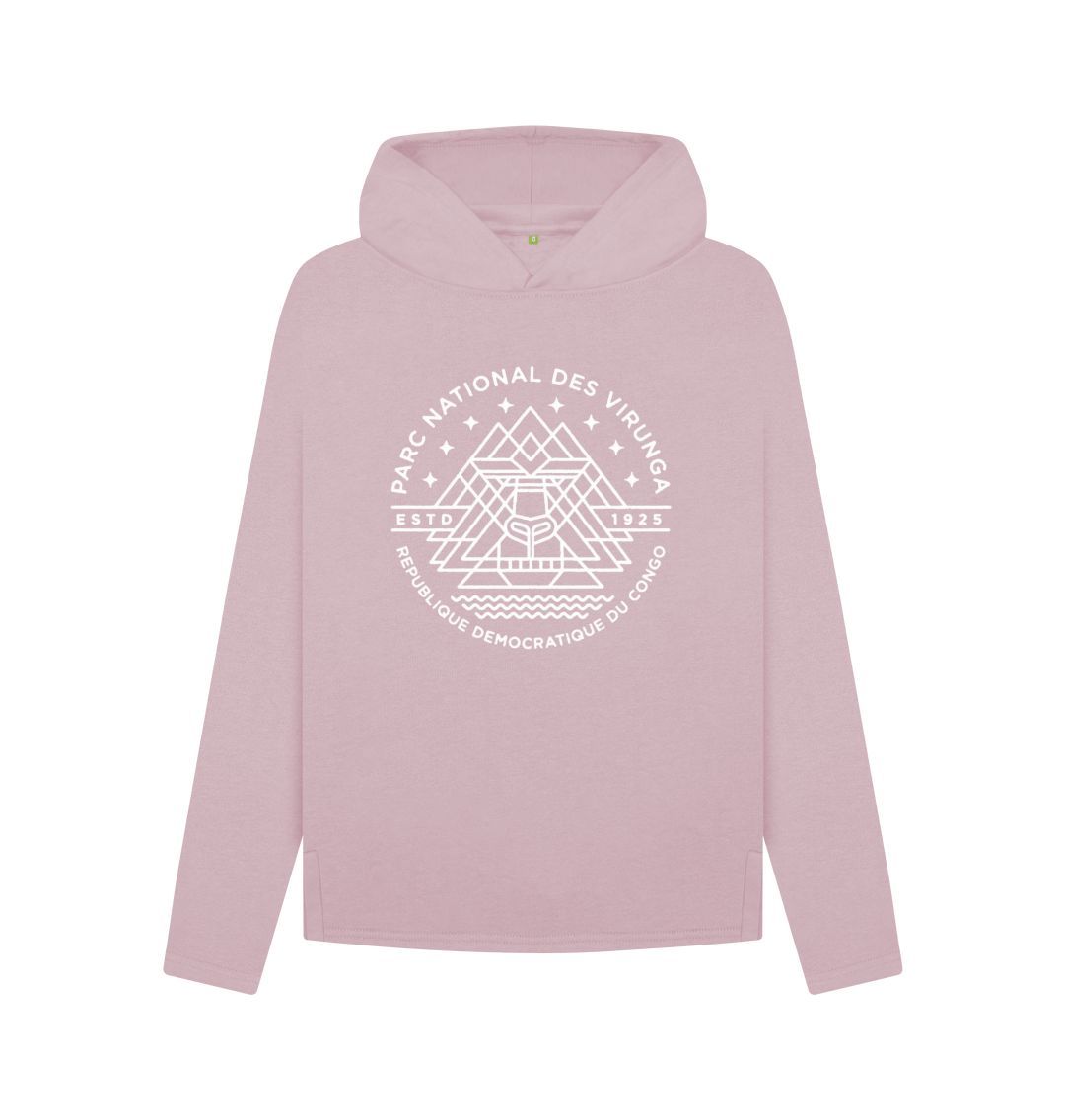 Mauve Virunga Emblem Women's Hoodie