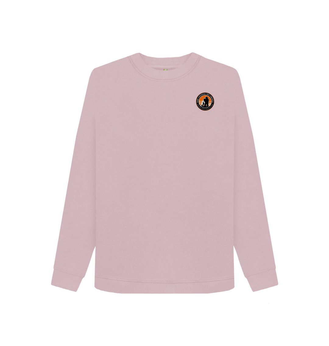 Mauve Virunga Pocket Logo Women's Sweater