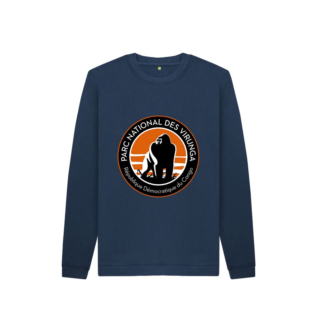 Navy Blue Kid's Virunga Logo Jumper