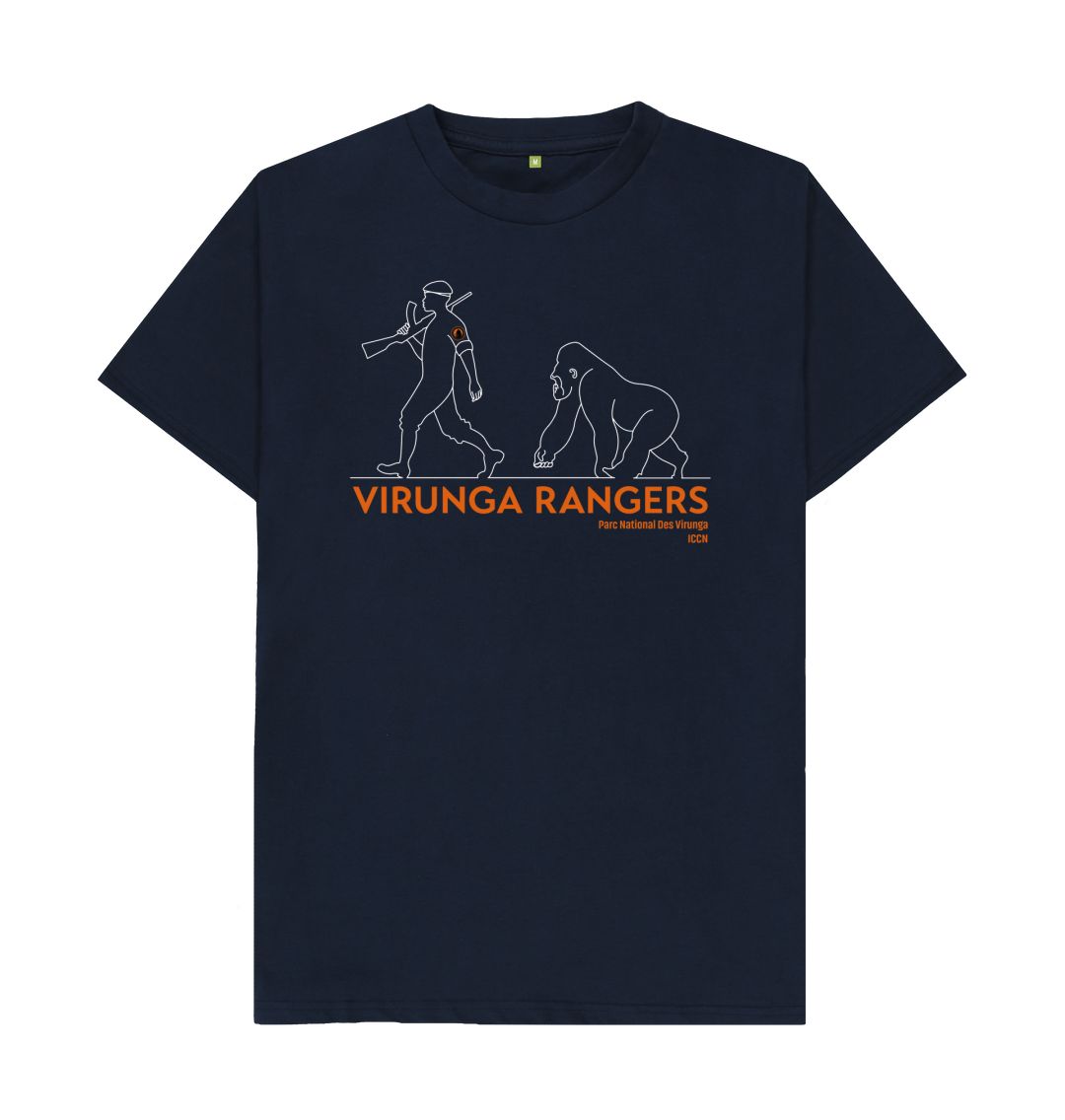 Navy Blue Mountain Gorilla Ranger Men's T-shirt
