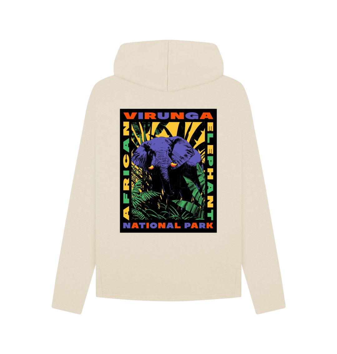 Oat Retro Elephant Women's Hoodie