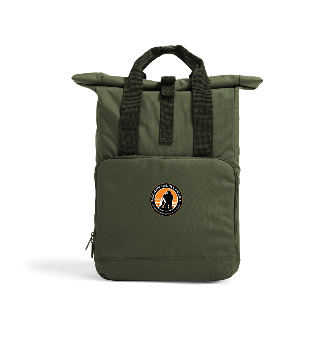 Olive Green Virunga Roll-Top Backpack