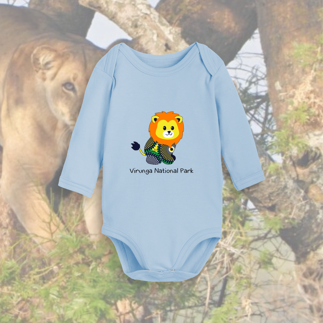 Lion Longsleeved Babygrow