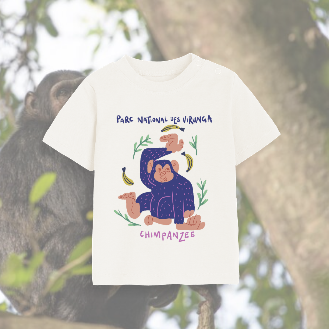 Organic Natural Chimp Tiny Tee