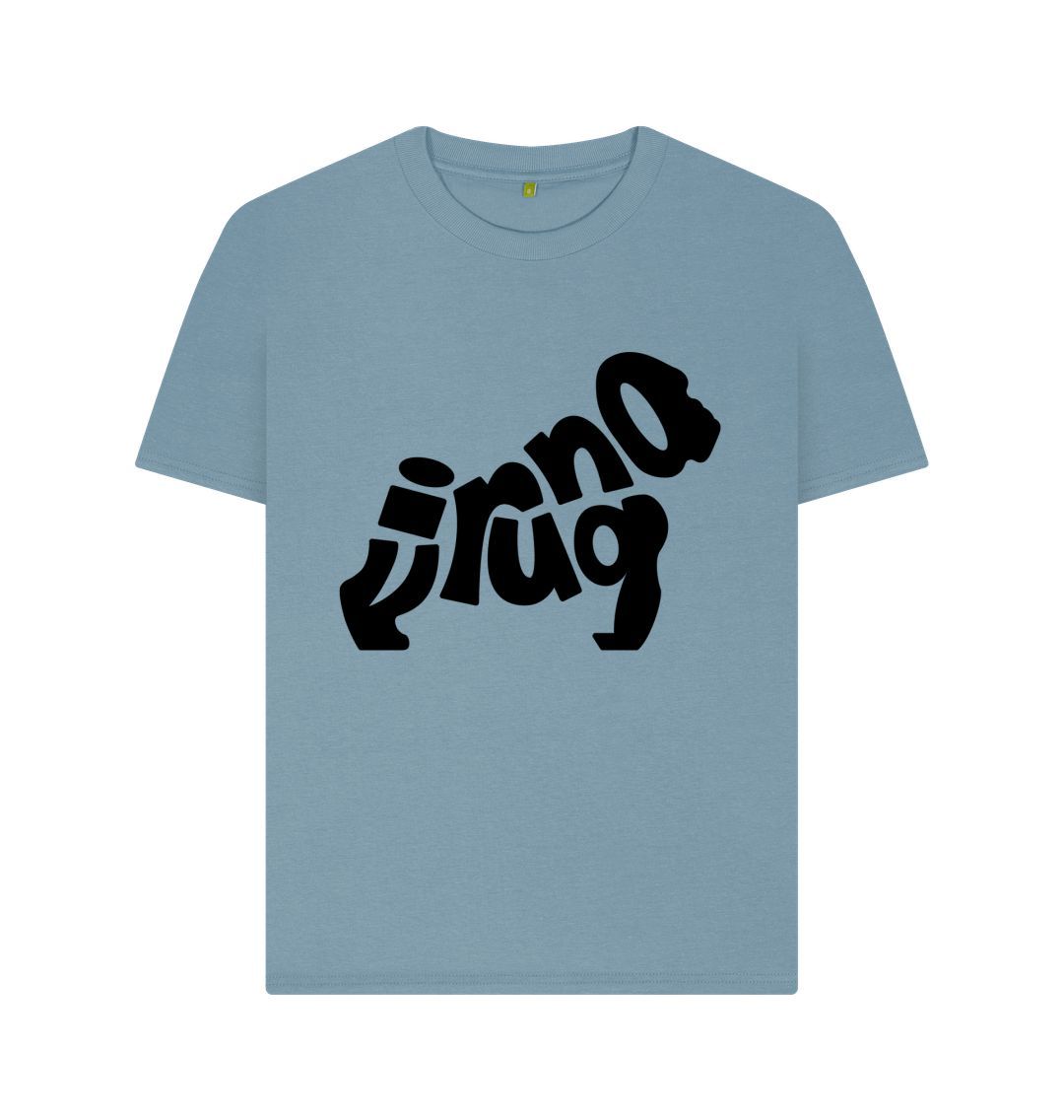 Stone Blue Gorilla Emblem Women's T-shirt