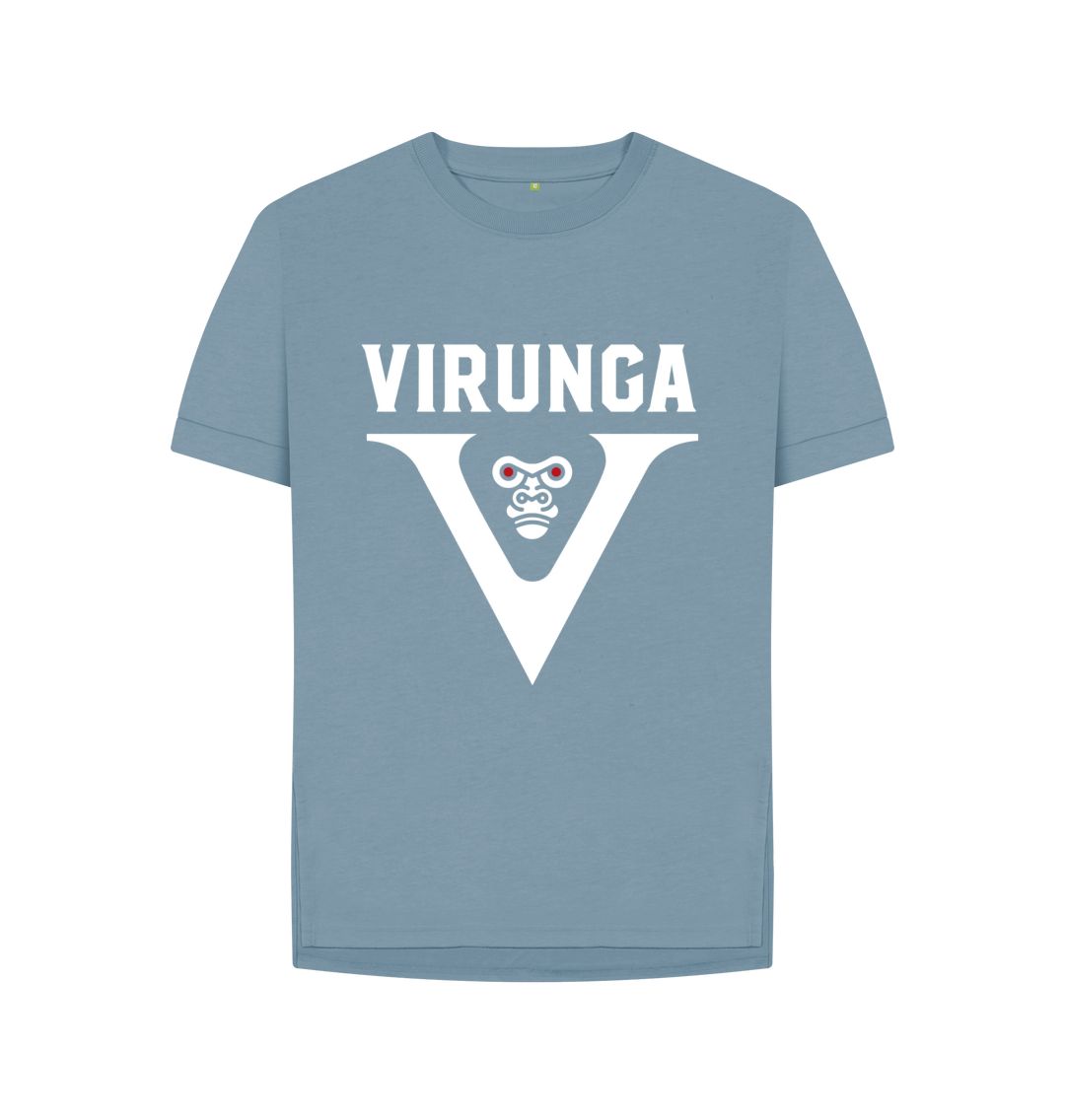 Stone Blue V for Virunga Women's Relaxed Tee