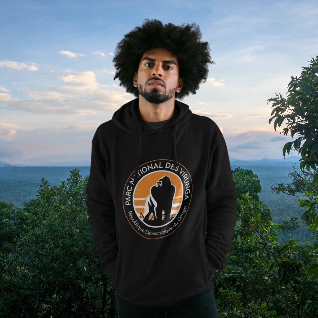 Sweat à capuche pour homme avec logo Virunga