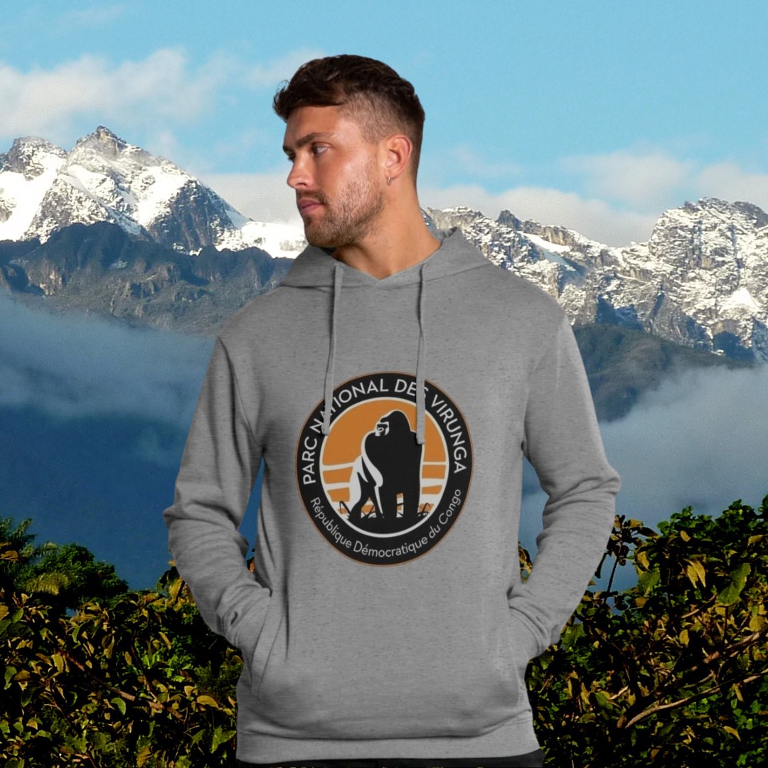 Sweat à capuche pour homme avec logo Virunga
