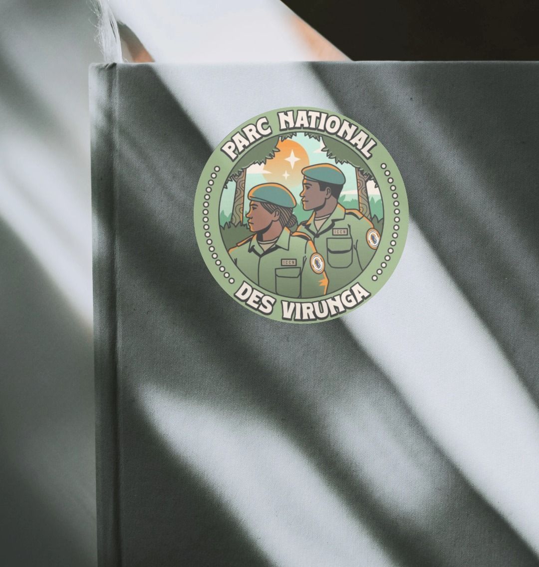  Virunga Rangers Sticker on a diary