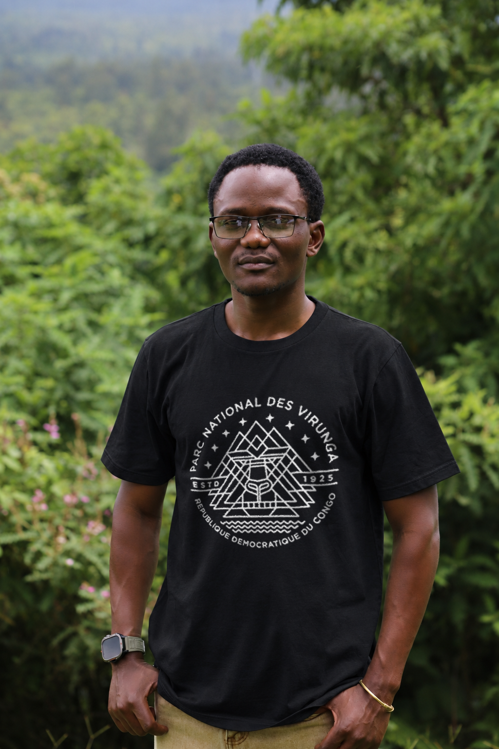 T-shirt Homme Emblème Virunga