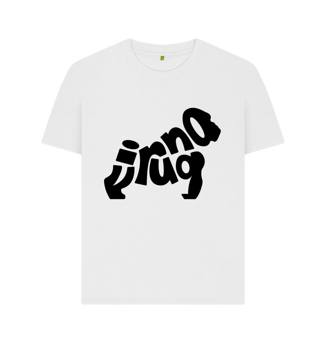 White Gorilla Emblem Women's T-shirt