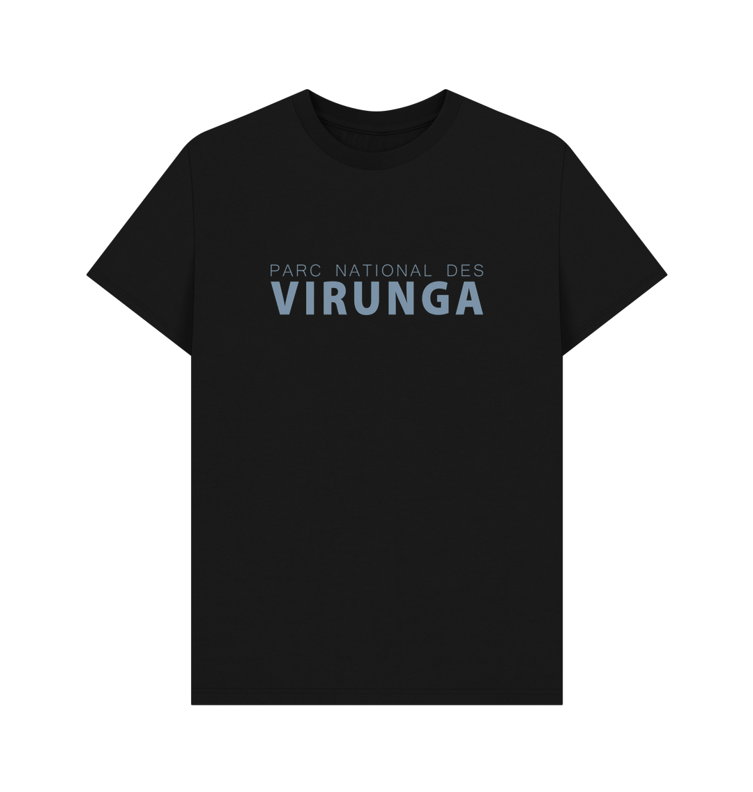 Black Parc National des Virunga Men's T-shirt