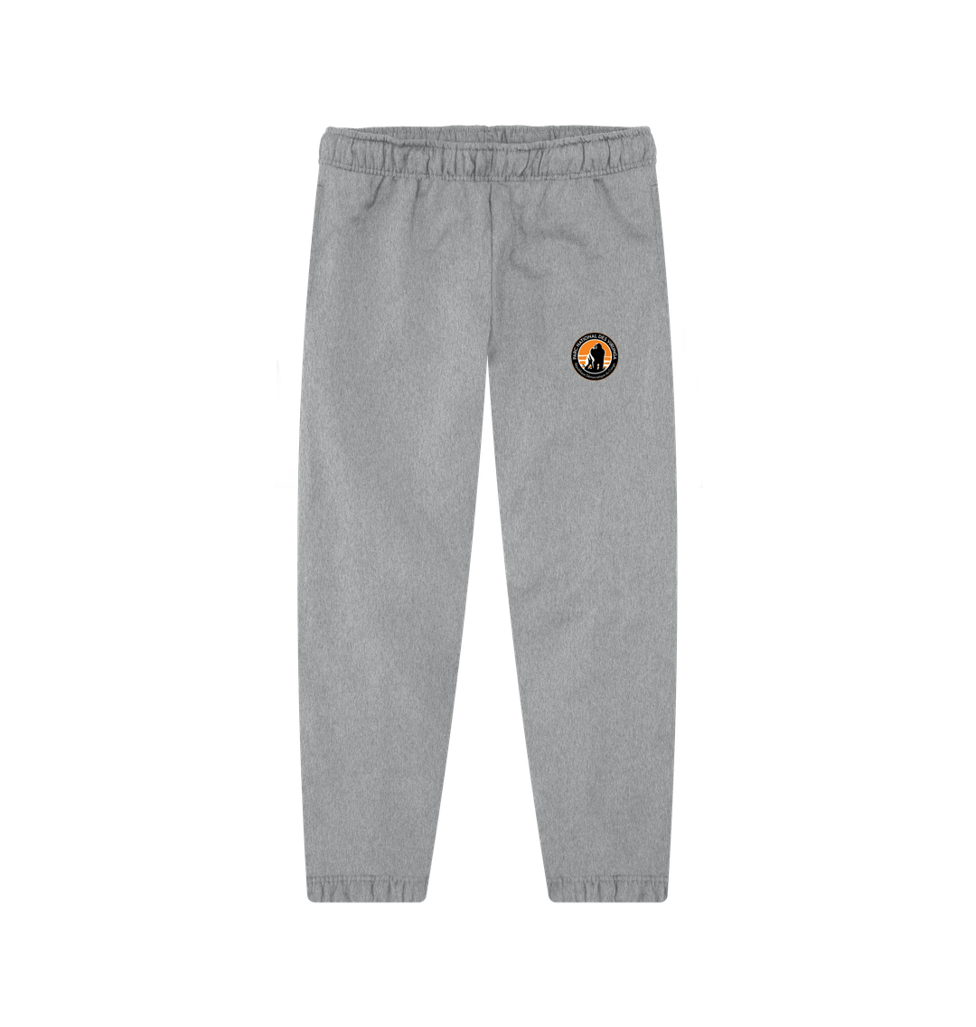Athletic Grey Printed Womens Joggers Front