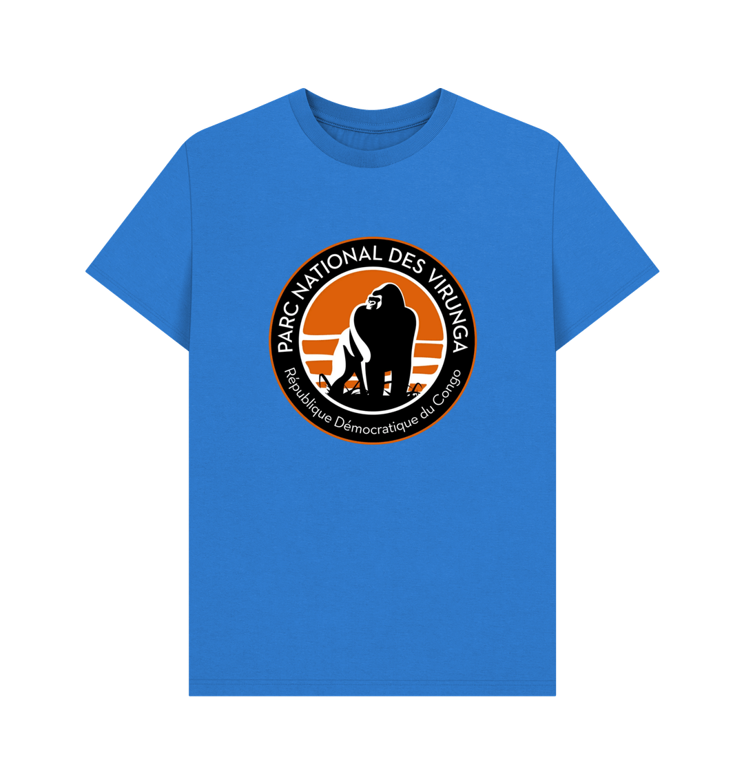 Bright Blue Virunga Logo Men's T-shirt