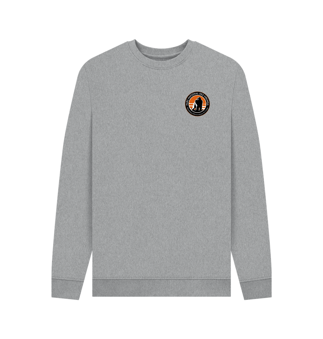 Light Heather Virunga Pocket Logo Men's Sweater