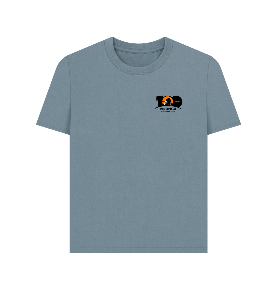 Stone Blue Printed T-shirt