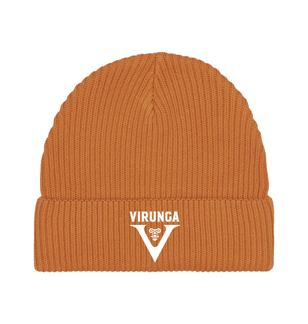 Orange V for Virunga Beanie