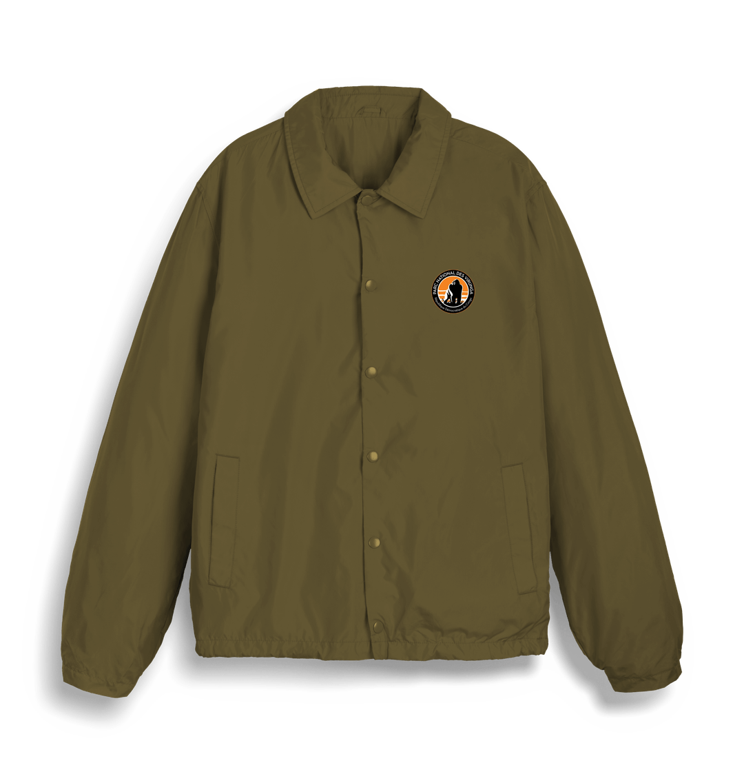 British Khaki Virunga Logo Unisex Waterproof Jacket