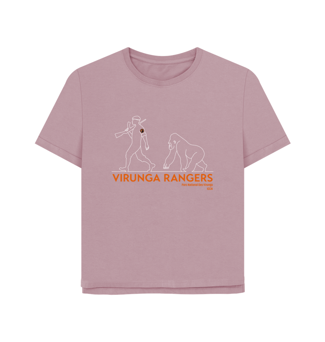 Mauve Mountain Gorilla Ranger Women's Relaxed Tee