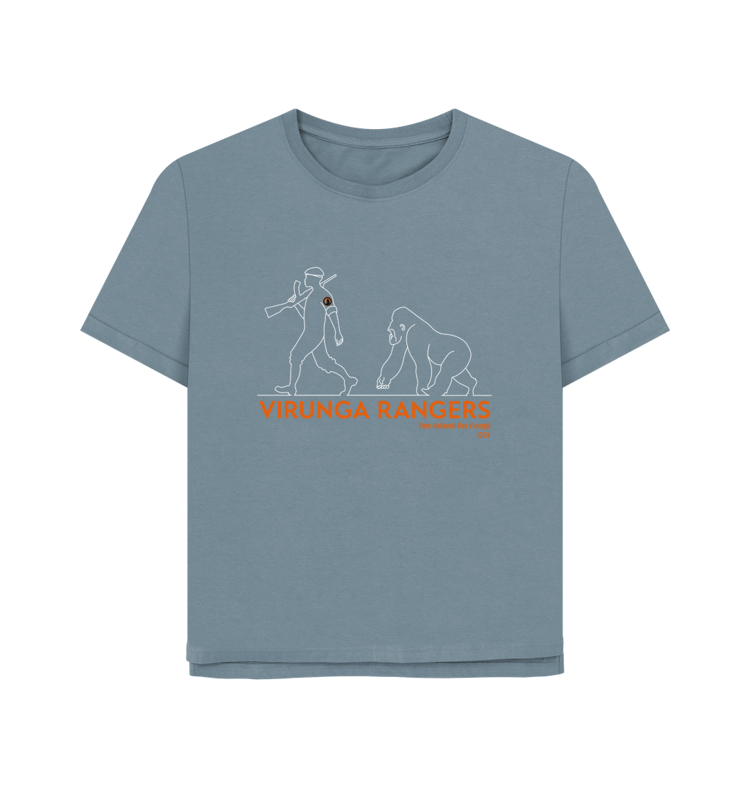 Stone Blue Mountain Gorilla Ranger Women's Relaxed Tee