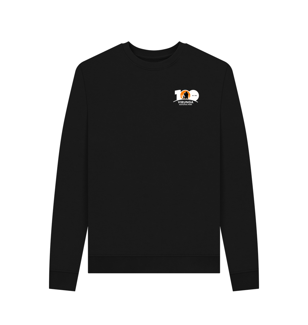 Black Printed Sweater