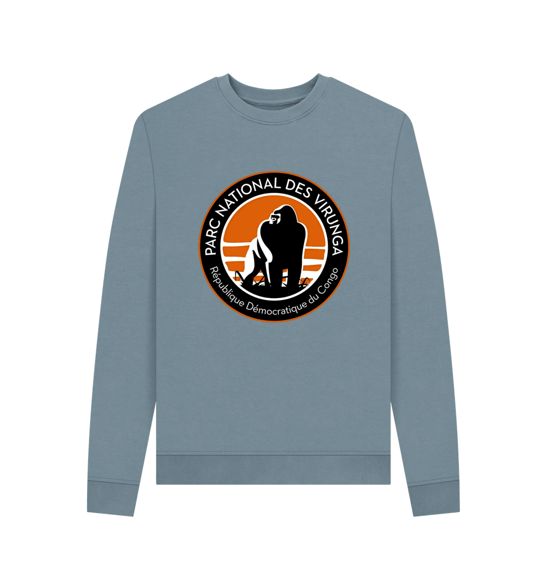 Stone Blue Virunga Logo Women's Sweater