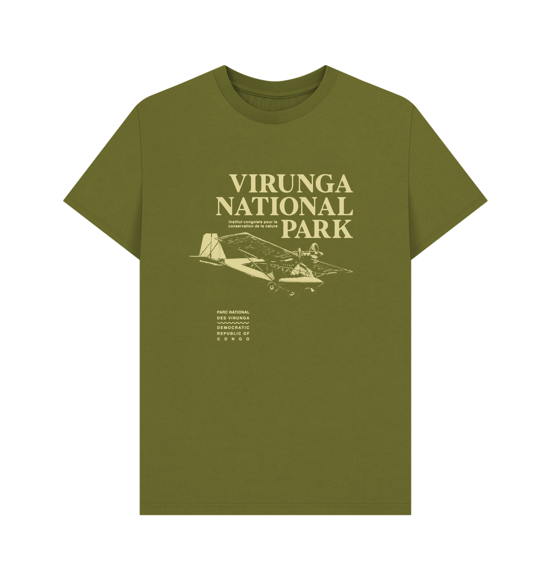 Moss Green Printed T-shirt