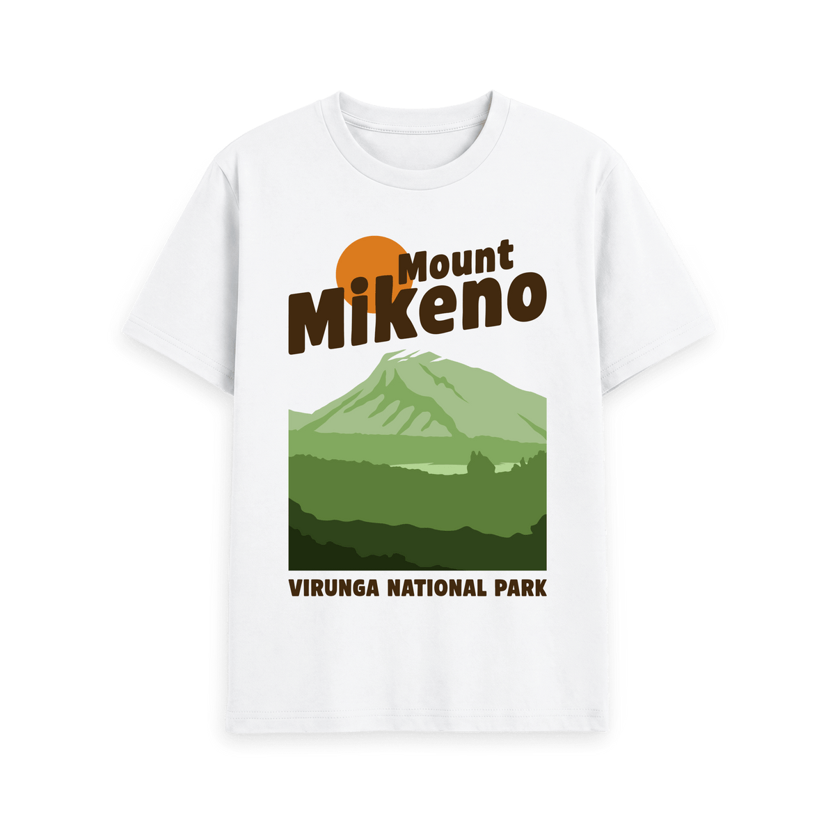 White Printed T-shirt Front