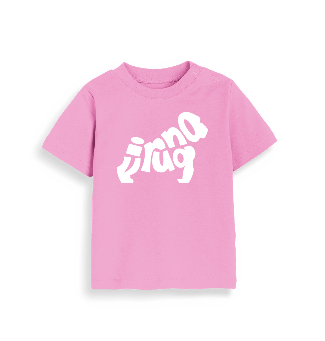 Bubblegum Pink Gorilla Emblem Tiny Tee