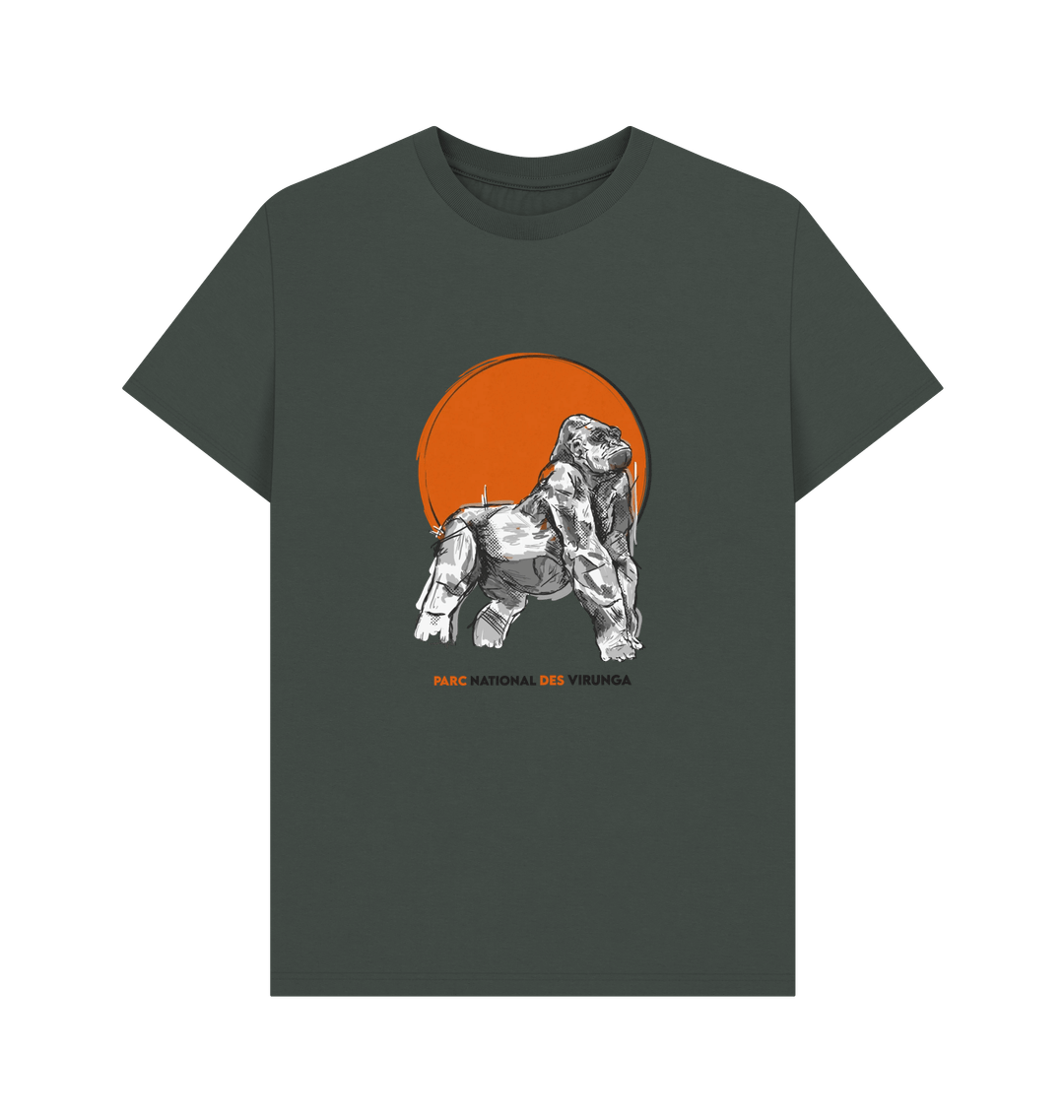 Dark Grey Printed T-shirt