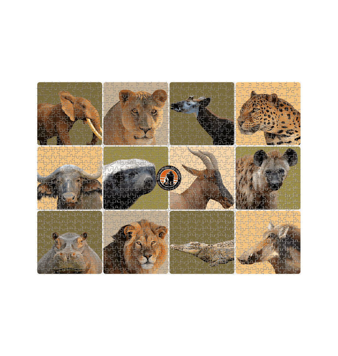 White Wildlife Animals Puzzle