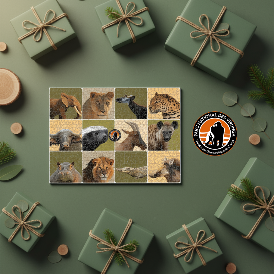 1000-Piece Savanna Puzzle & Sticker Set