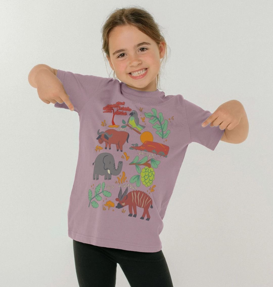 Savanna Wildlife Kids T-shirt