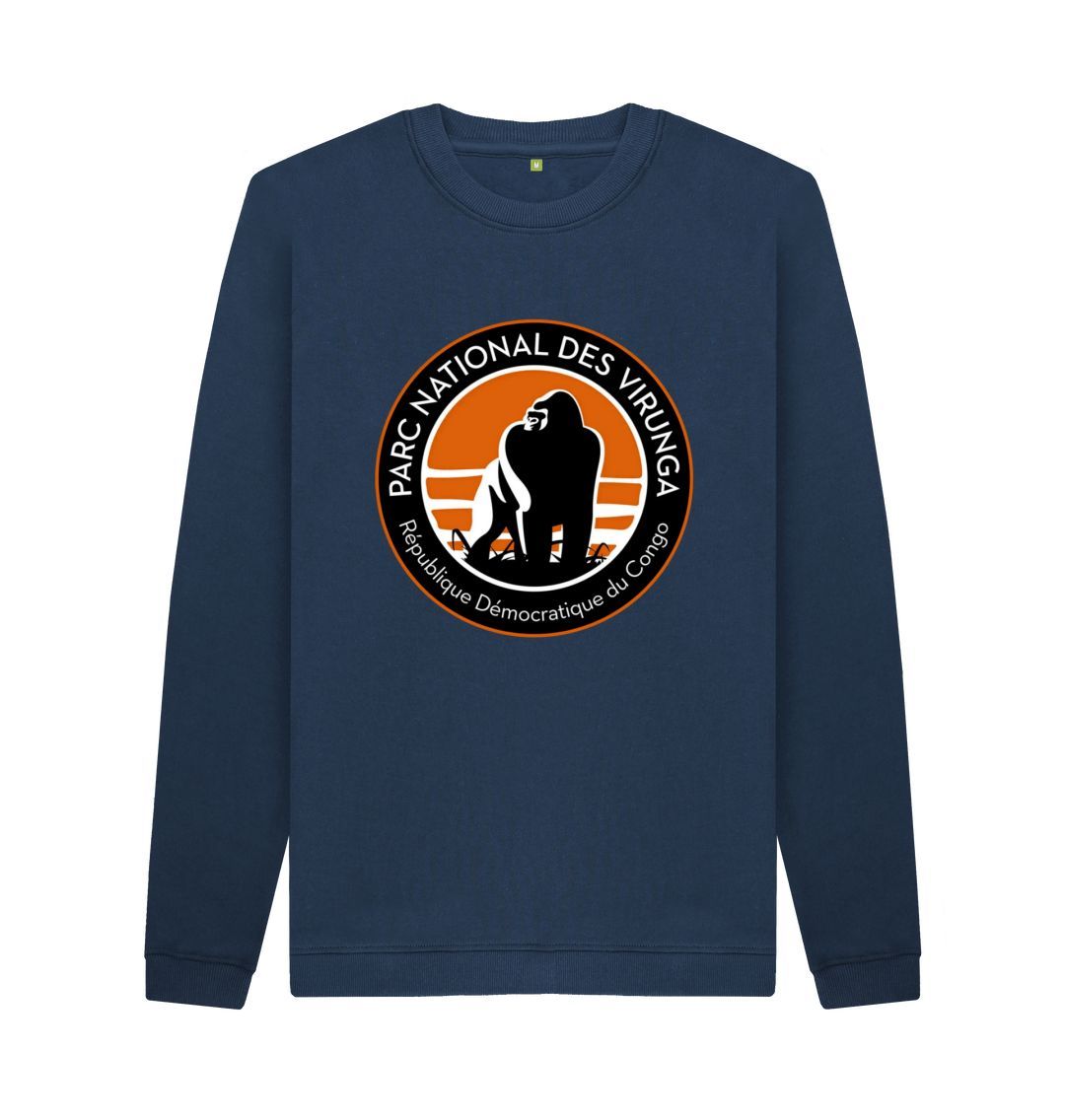 Navy Blue Virunga Logo Men's Sweater