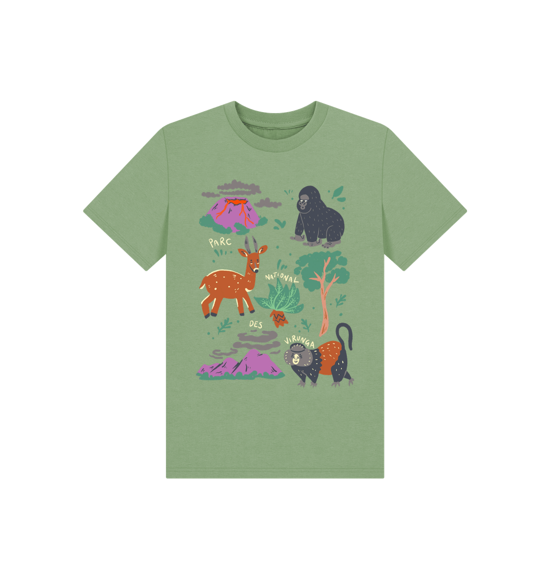 Sage Mountain Wildlife Kids T-shirt