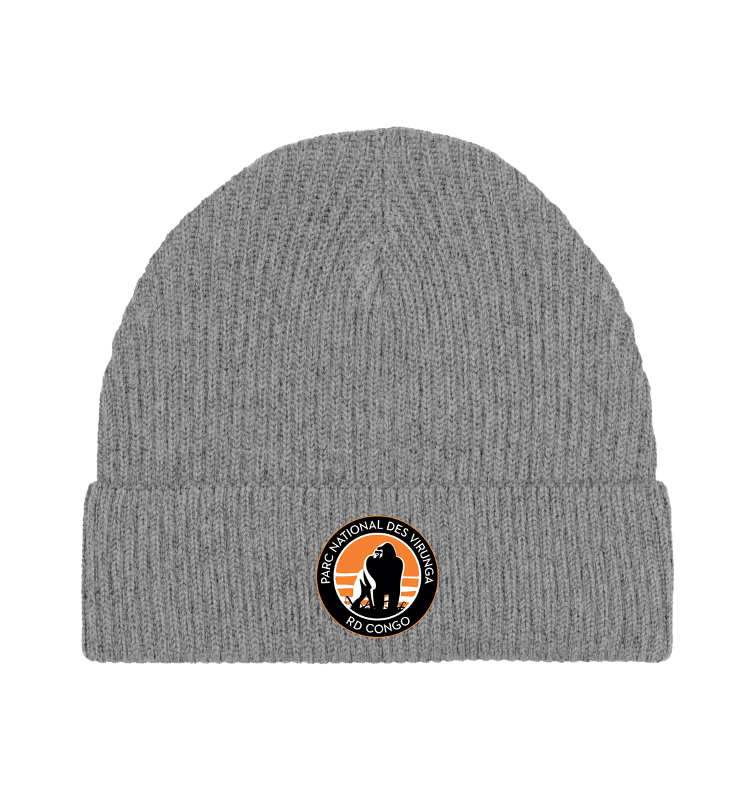 Grey Virunga Logo Beanie