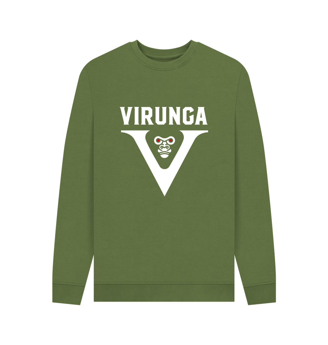 Khaki Printed Sweater