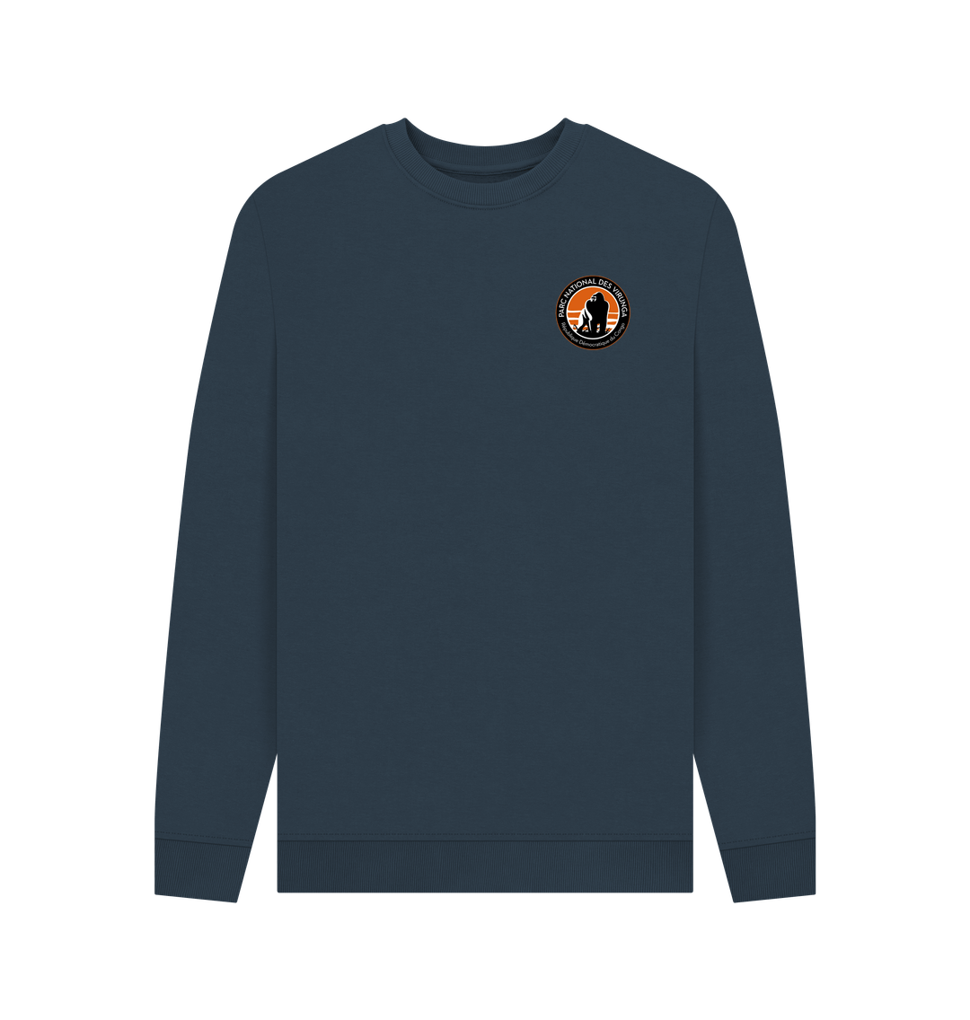 Navy Blue Virunga Pocket Logo Men's Sweater