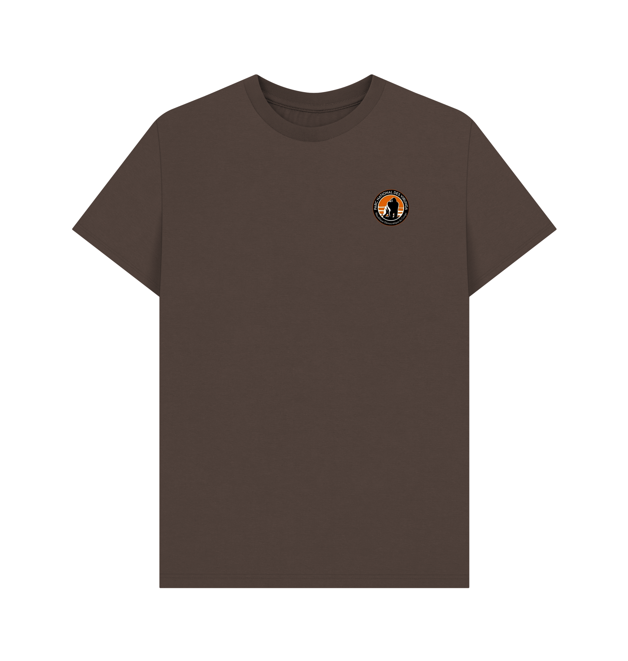 Chocolate Printed T-shirt Front