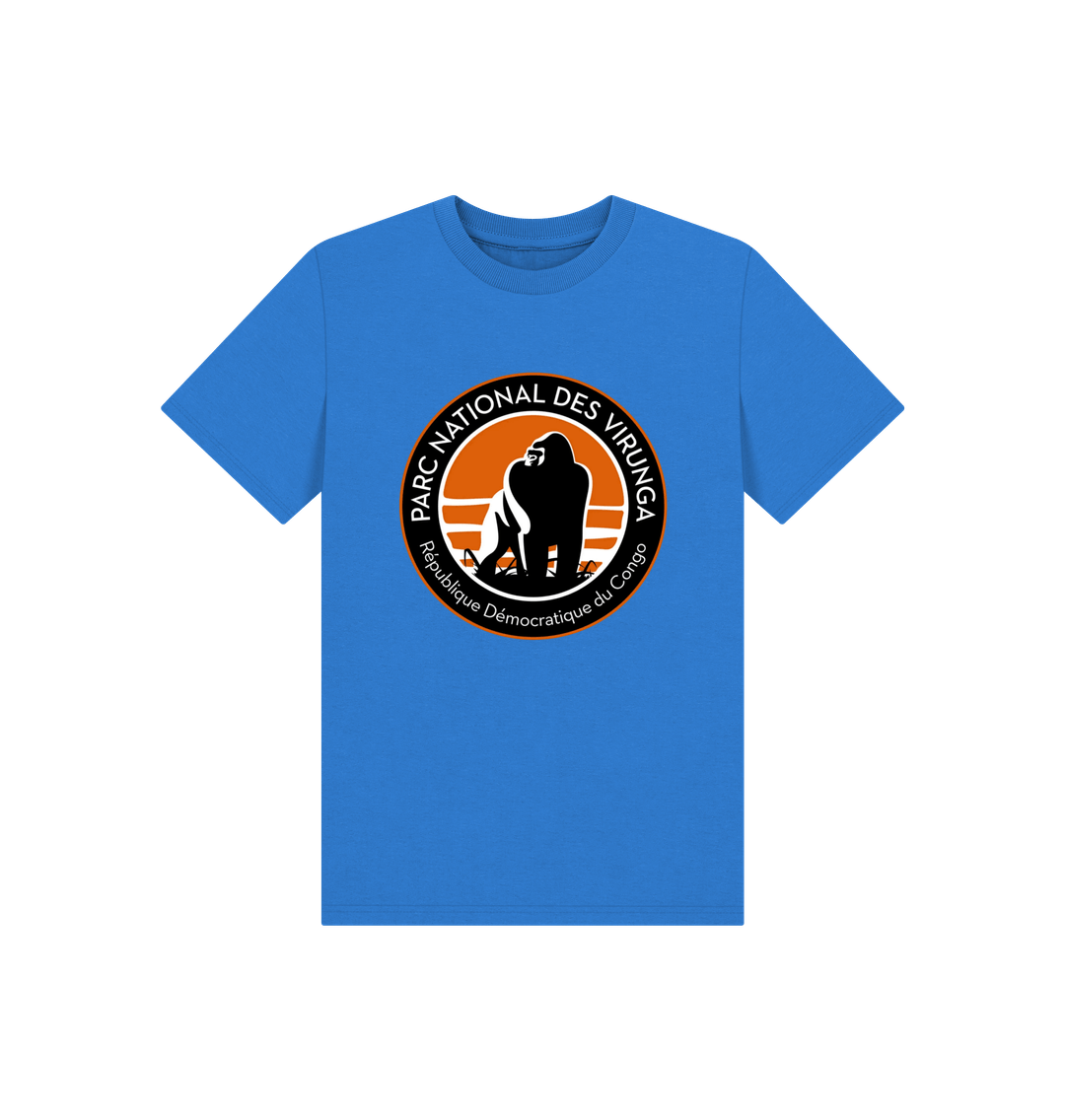 Bright Blue Virunga Logo Kids T-shirt