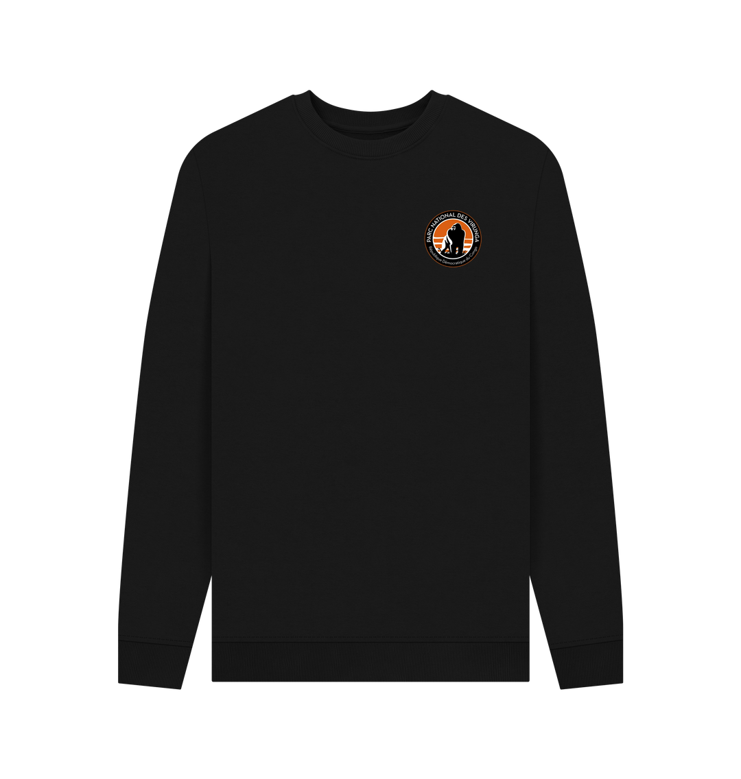 Black Virunga Pocket Logo Men's Sweater